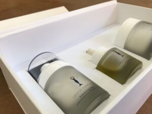 couvette floccato bianco sagomatura